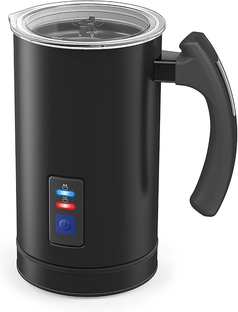Milk Frother, Stainless Steel Milk Steamer with Hot &Cold Milk Functionality, Automatic Foam Make... | Amazon (US)