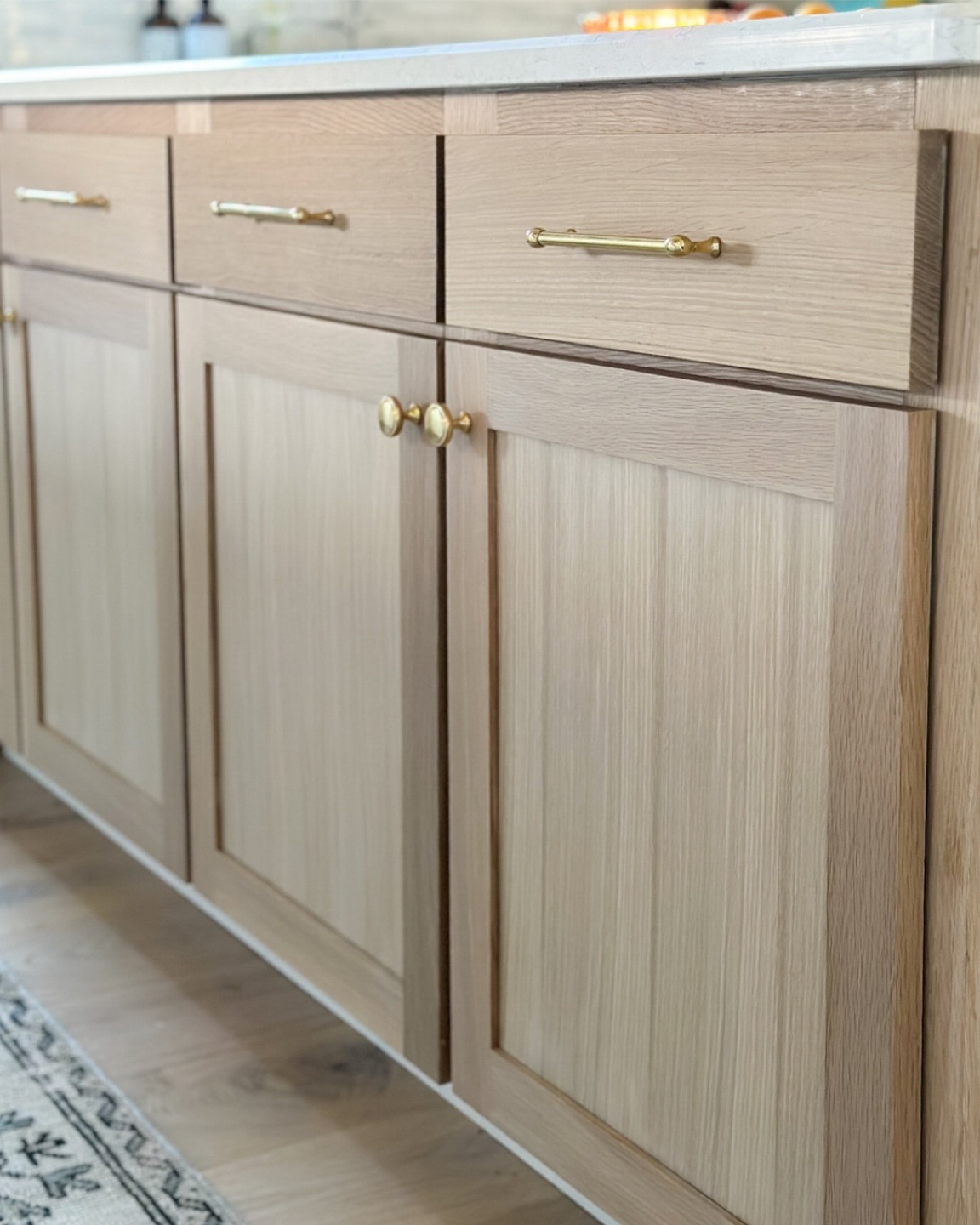 All the supplies I used for my white oak kitchen island

#LTKhome