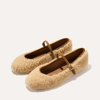 The Demi Jane - Tan Shearling | Margaux