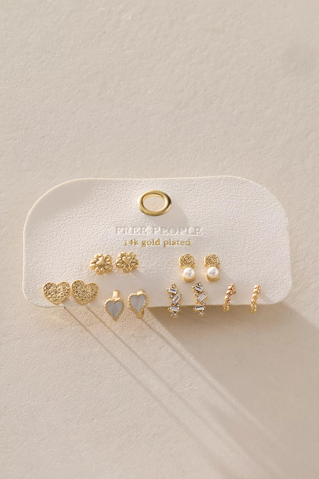 Dreamer Gold-Plated Stud Earring Set | Free People (Global - UK&FR Excluded)