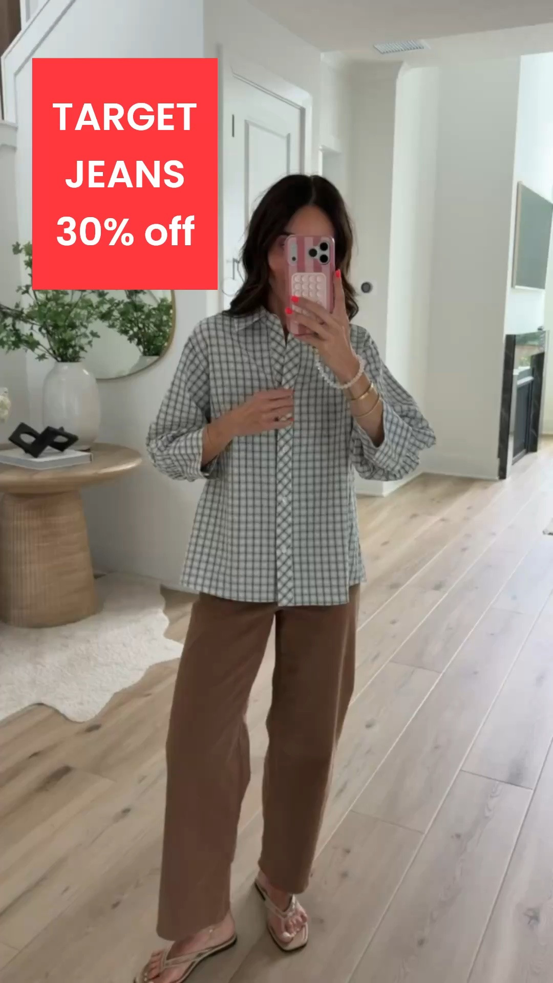 TARGET JEANS 30% off. Target new arrivals, I'm wearing size 2 in jeans and size S in shirt.

#LTKSaleAlert #LTKOver40