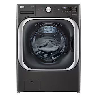LG TurboWash High Efficiency Stackable Large ( 5.2-cu ft ) Front-Load Washer with Steam Cycle ( B... | Lowe's