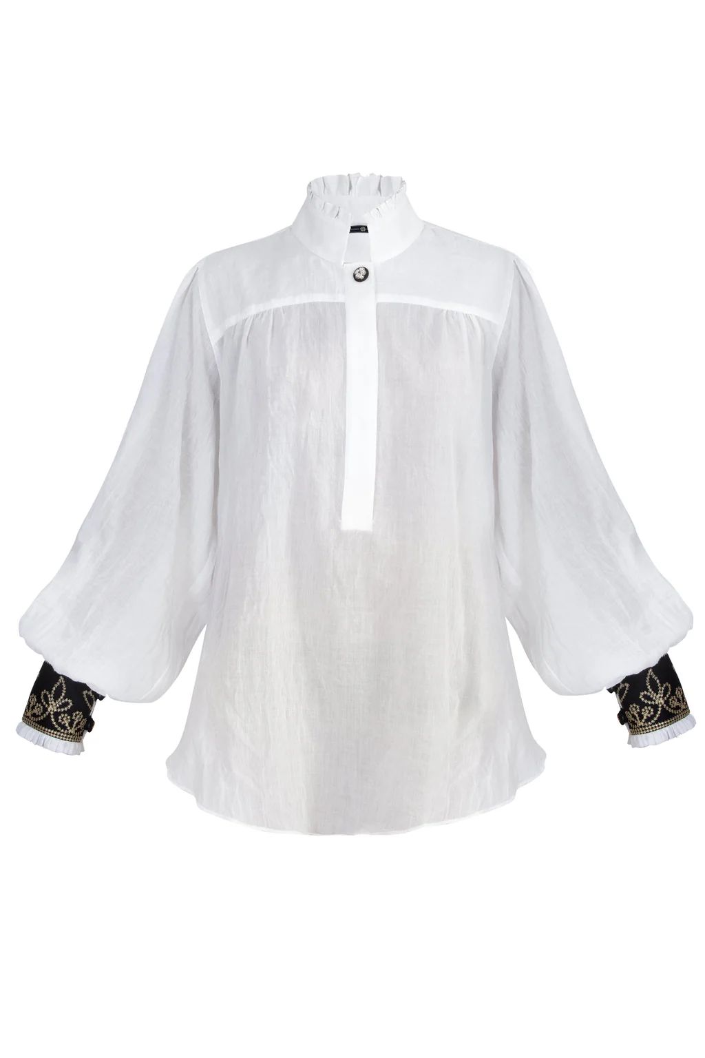Lotus Blouse - White | Rosewater Collective