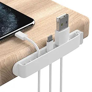 pzoz Cable Clips, 3 Pack Cord Organizer Charger Cable Management for Organizing Home Office Desk ... | Amazon (US)