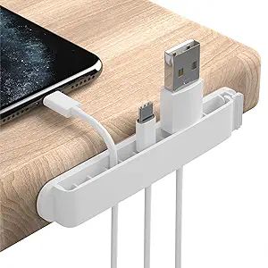 pzoz Cable Clips, 3 Pack Cord Organizer Charger Cable Management for Organizing Home Office Desk ... | Amazon (US)