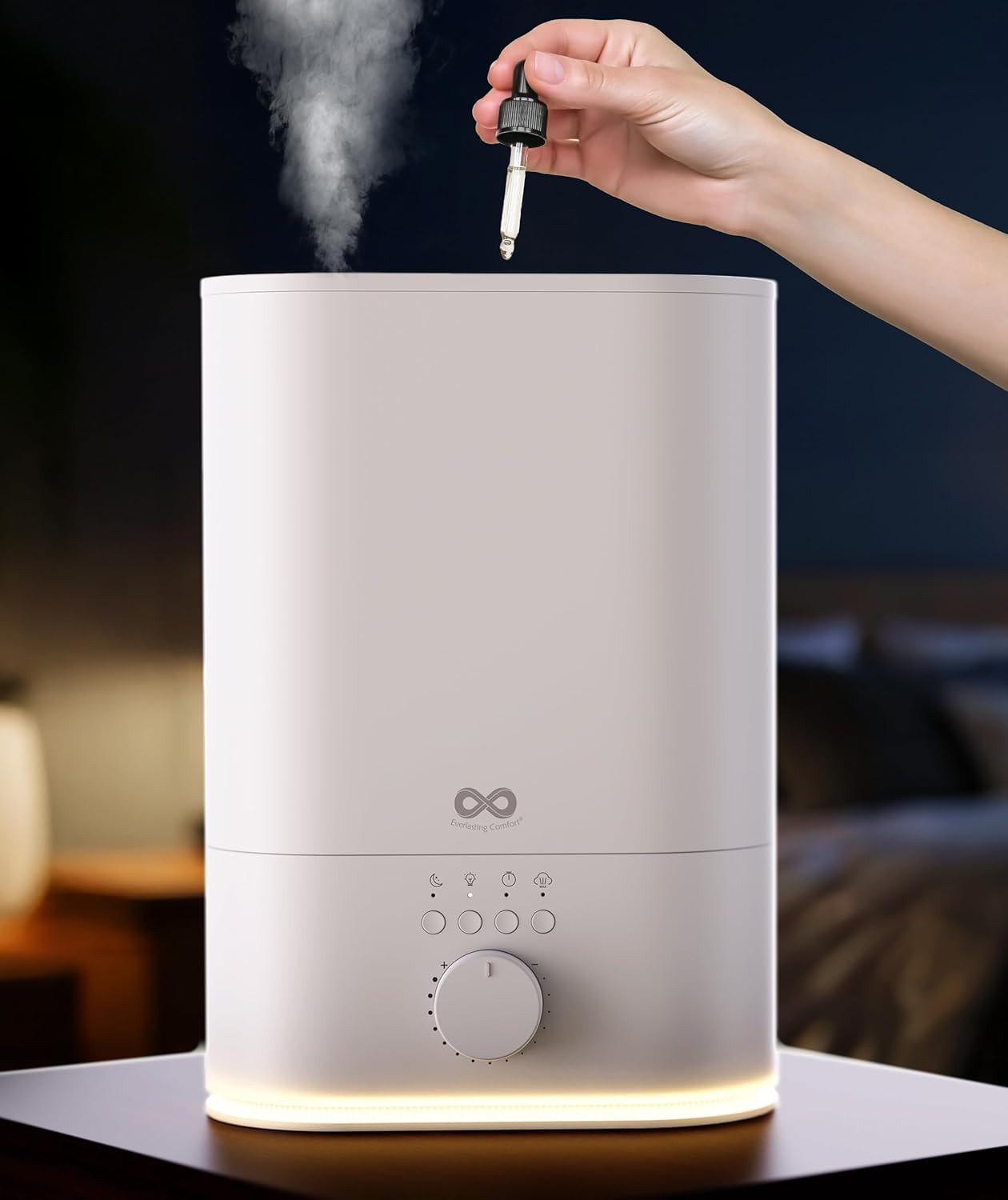 Everlasting Comfort 6L Humidifier Large Room, High Mist Output 60 HR Runtime Ultrasonic Top Fill ... | Amazon (US)