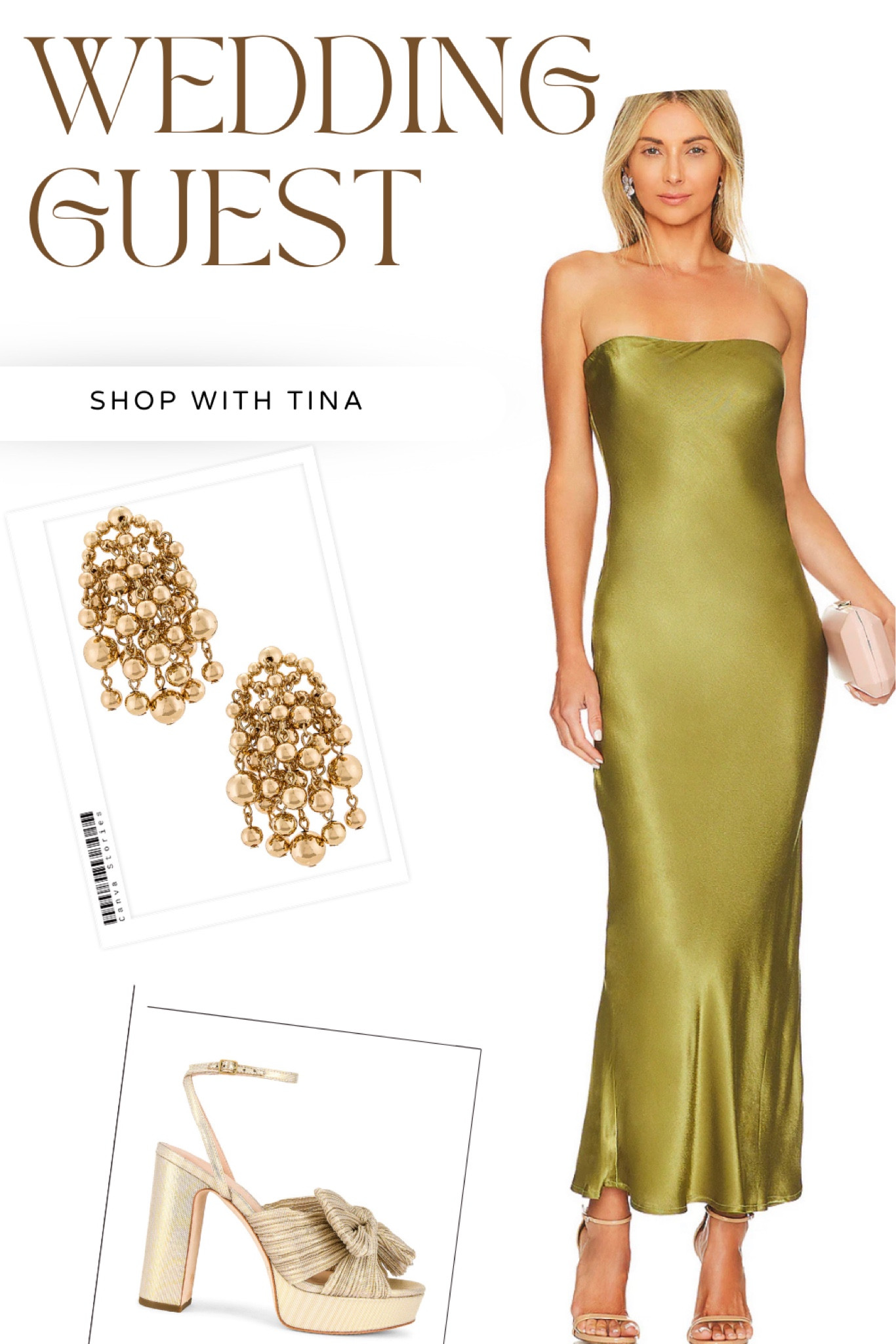 This wedding guest dress is under $100!

Olive green wedding guest dress, summer wedding guest dress, strapless wedding guest dress, green wedding guest dress

#LTKU #LTKwedding