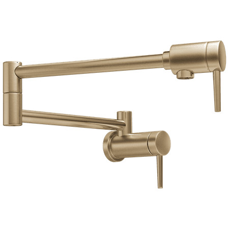 Contemporary Wall-Mount Pot Filler in Champagne Bronze 1165LF-CZ | Walmart (US)