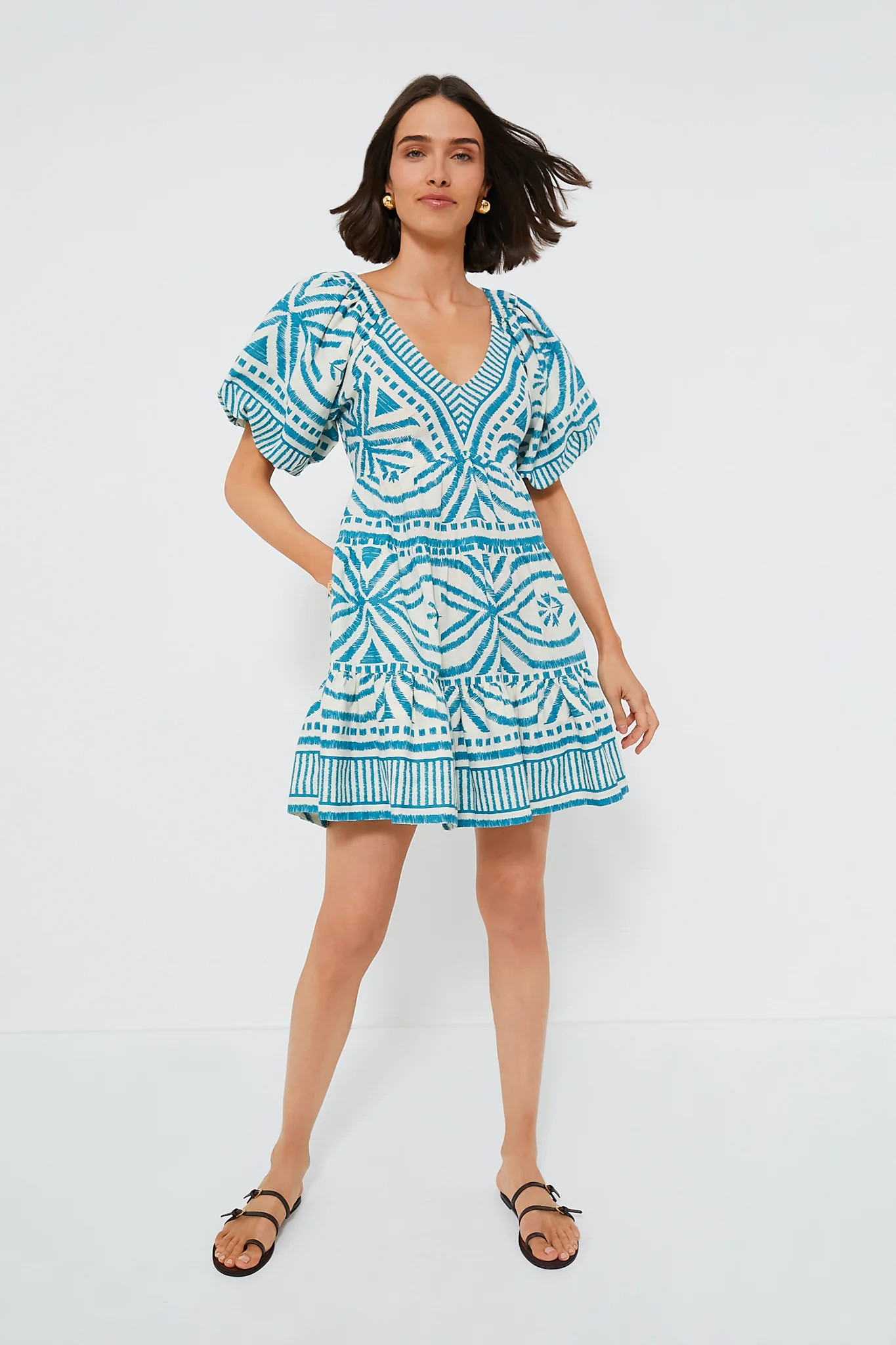 Jolie in Lagoon Ila Mini Dress | Tuckernuck (US)