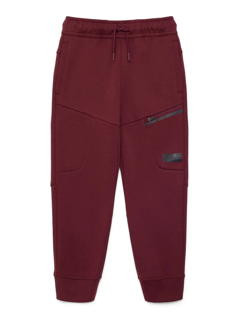 Athletic Works Boys Double Knit Jogger Pants, Sizes 4-18 & Husky | Walmart (US)