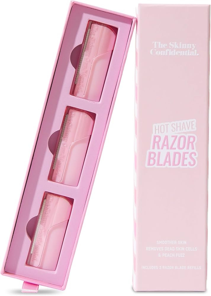 The Skinny Confidential Hot Shave Dermaplane Razor Replacement Blades - Face Razors for Women for... | Amazon (US)