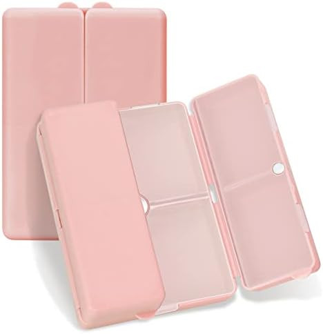 Amazon.com: FYY Daily Pill Organizer,7 Compartments Portable Pill Case Travel Pill Organizer,[Fol... | Amazon (US)