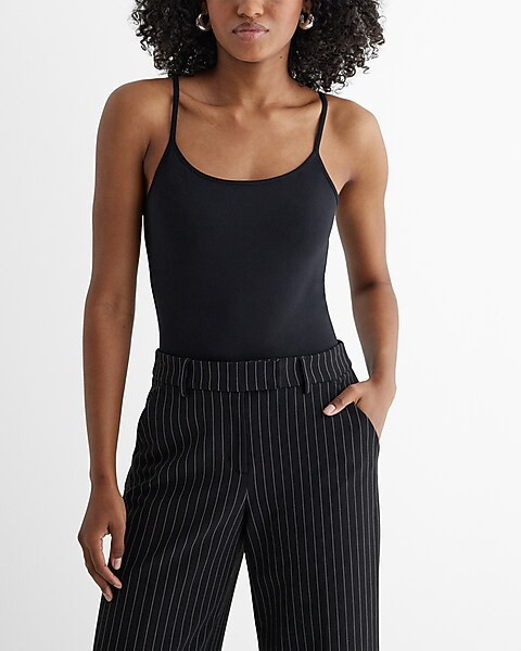 Best Loved Scoop Neck Bra Cami Bodysuit | Express