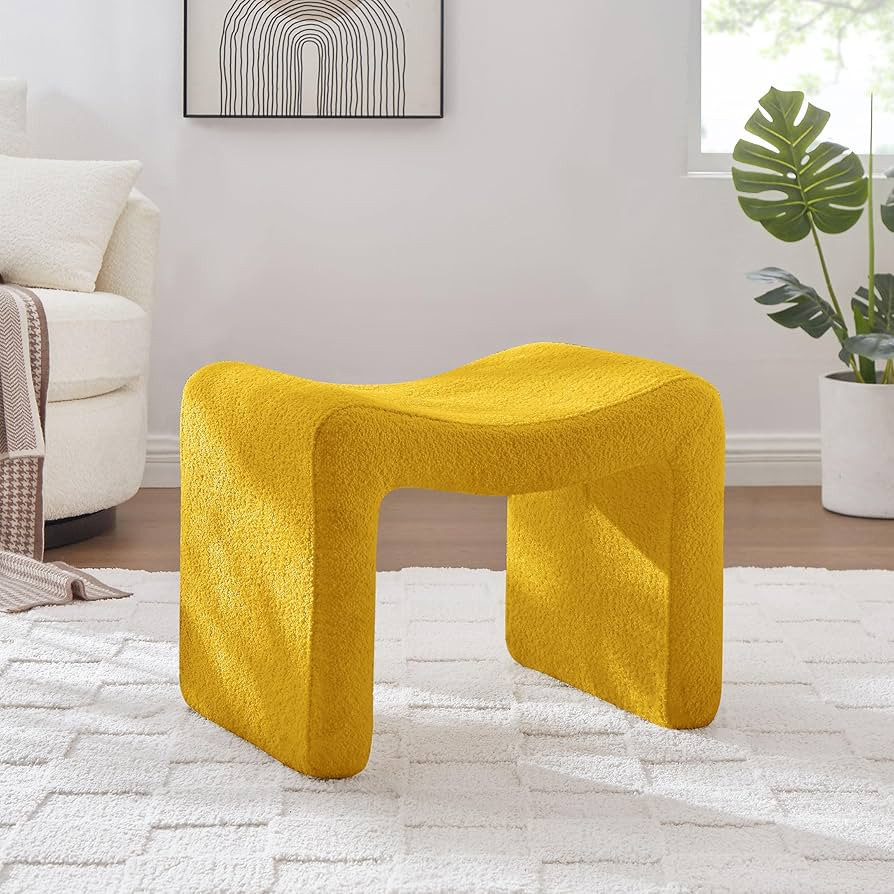 Amazon.com: VANOMi Large Footstool Ottoman, Multi-Functional Modern Foot Stool, Sofa Footrest Ext... | Amazon (US)