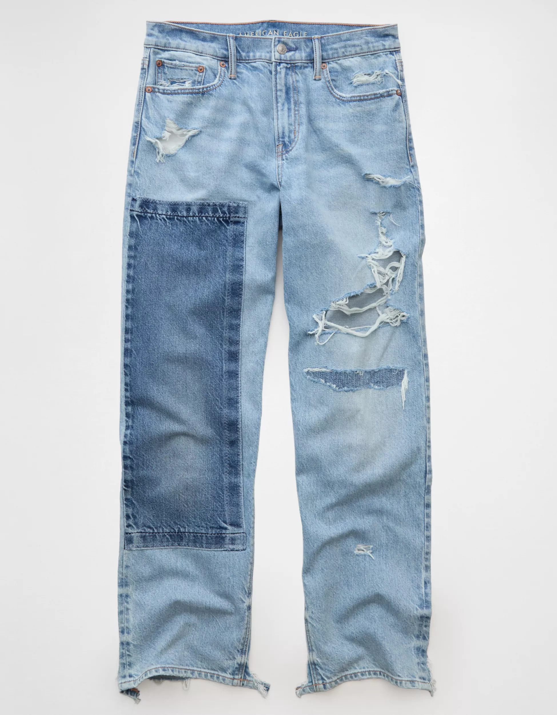 AE Strigid Low-Rise Ex-Boyfriend Jean | American Eagle Outfitters (US & CA)
