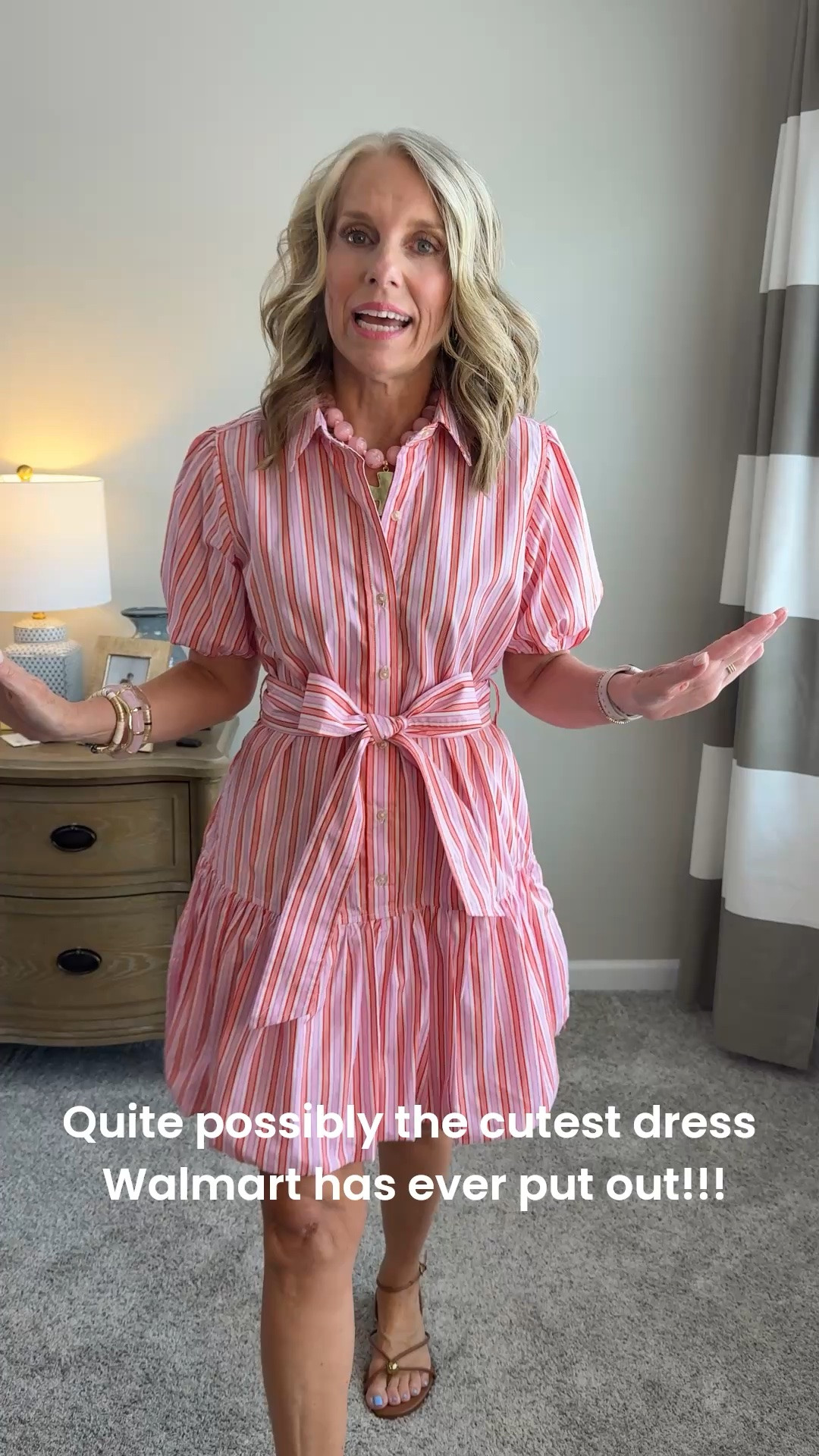 Wearing XS. You can’t find a dress cuter than this for under $40. Challenge on ;) Use COAST20 on Allie + Bess

#LTKootd #LTKgrwm #LTKOver40