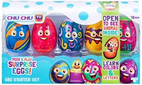 Peek & Play Surprise Eggs by Chuchu TV: ABC Starter Set | Amazon (US)