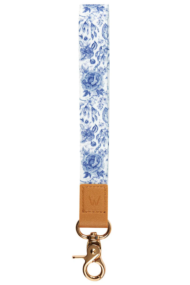 Blue Willow Wrist Lanyard | Walli Cases