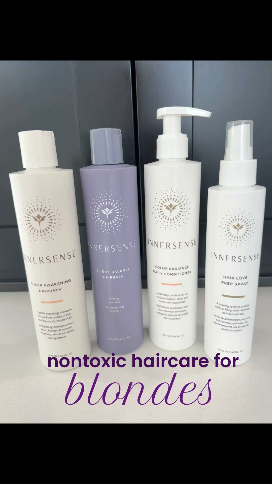 Another nontoxic swap! I’ve used big name brands (Purology, Redkin, Amika) for years without really looking at the ingredients. Being blonde does not mean you have to overload your hair with chemicals. I recently tried the Innersence Organic hair care line at Ulta and I’m in love!! Cleaner ingredients without sacrificing color! 


#LTKFindsUnder100 #LTKmomlife #LTKSaleAlert