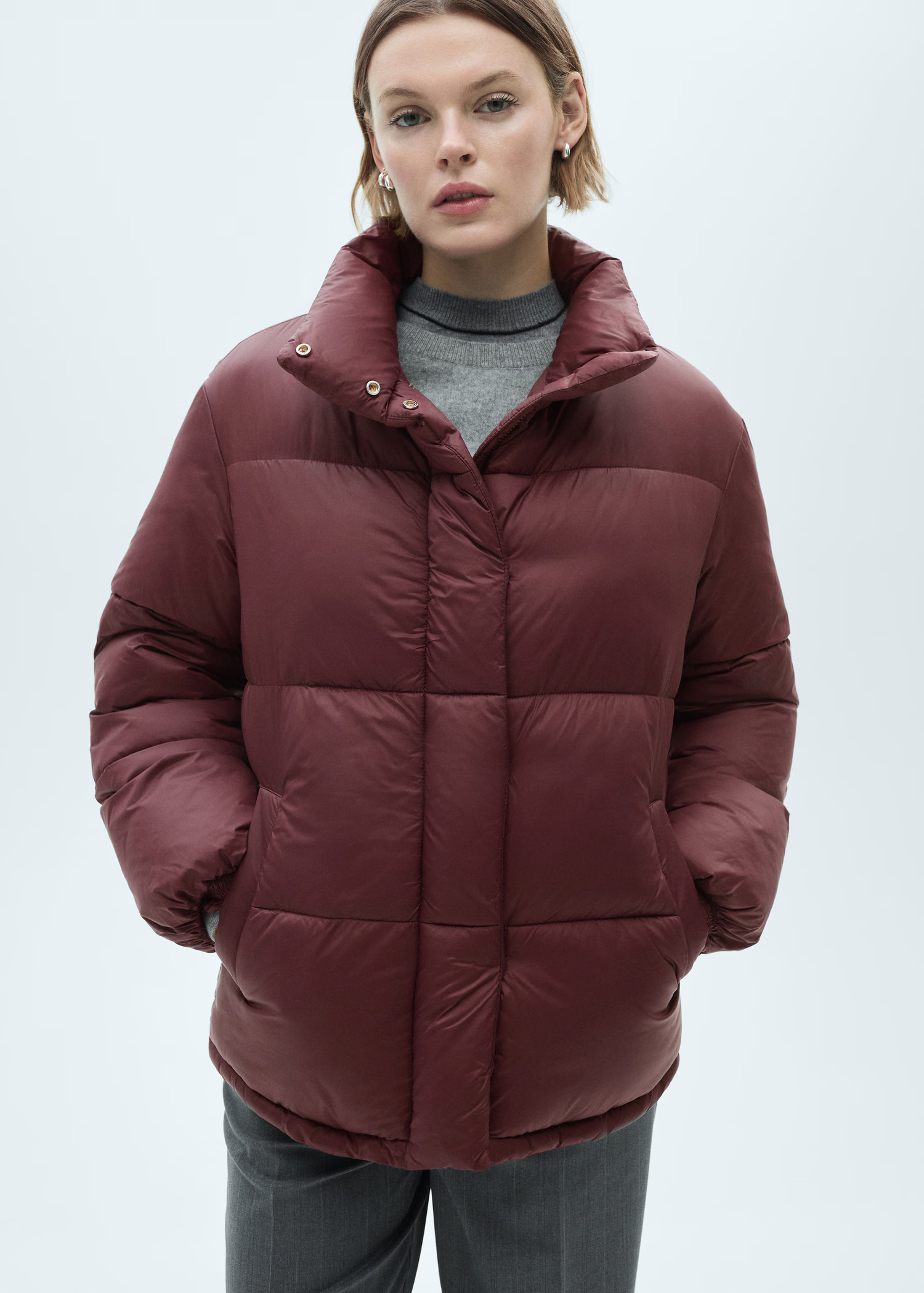 Pocket quilted jacket - Women | MANGO United Kingdom | MANGO (UK)
