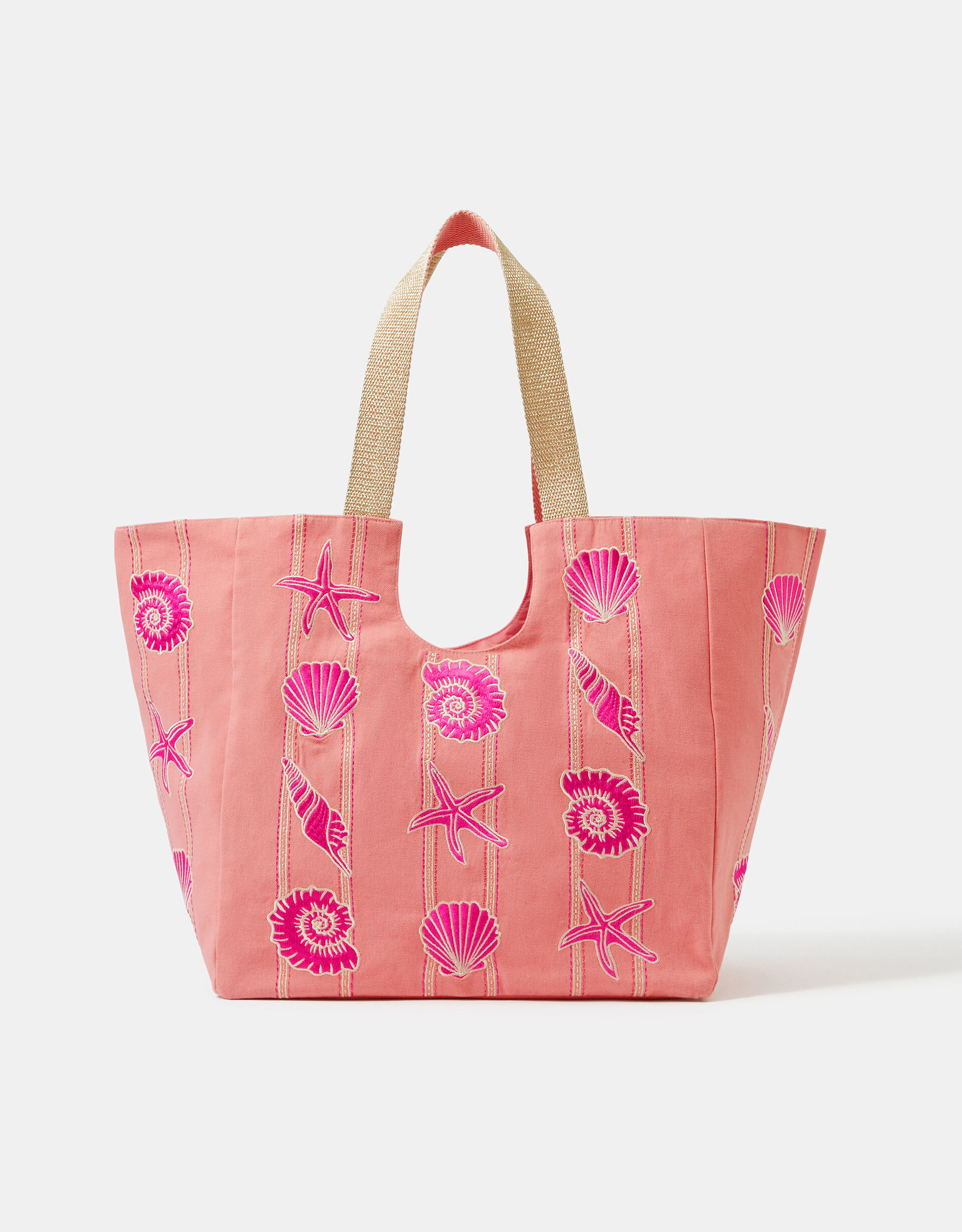 Seashell Embroidered Beach Bag | Accessorize (Global)