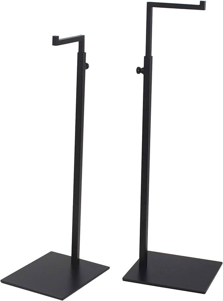 Elitnus Black Bag Handbag Display Stand - Set of 2 Retail Countertop Adjustable Height Purse Disp... | Amazon (US)