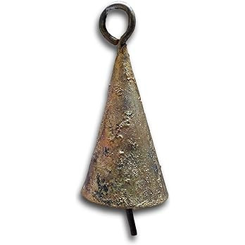 One Dozen Cone shaped Vintage Indian Tin Bells Rustic Chime with Metal Striker Tin Cow Bells for ... | Amazon (US)