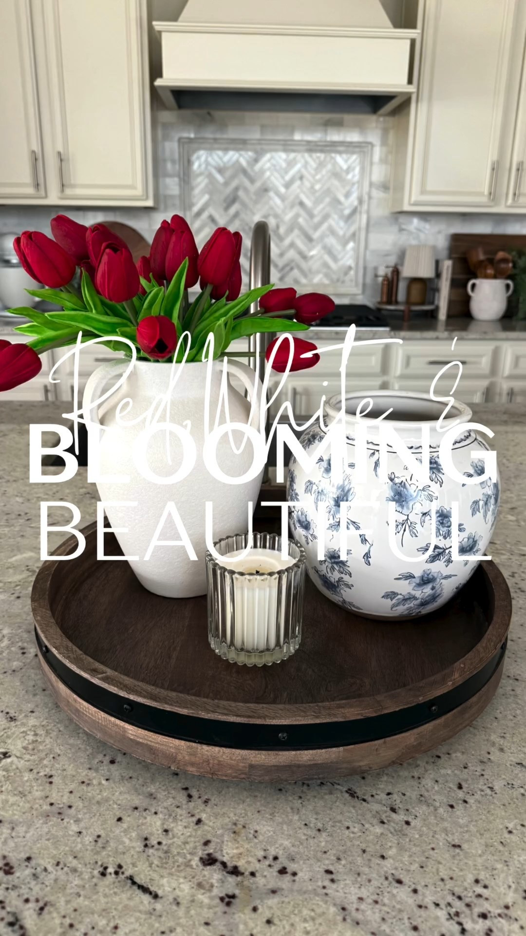 Red, White & Blooming BEAUTIFUL ❤️🤍💙
This sweet & simple Fourth of July centerpiece is giving all the festive vibes — styled right on my kitchen counter with Walmart & Target finds and the boldest, most beautiful red tulips from Amazon 🌷

✨ These tulips are STUNNING in person — bright, bold, and the perfect pop of patriotic red.
✨ Everything else? Affordable, everyday pieces from Walmart & Target that can be used all summer long!

#LTKSeasonal #LTKHome #LTKFindsUnder50