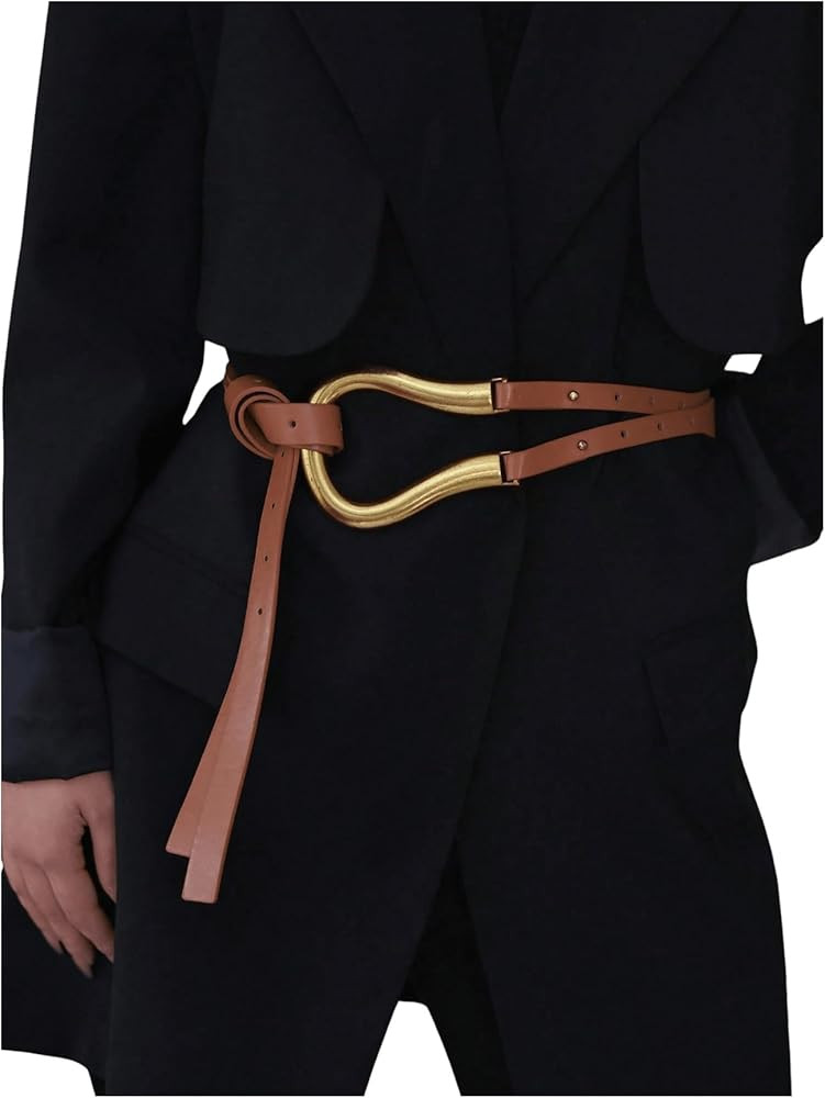 GORGLITTER Women's Renaissance Belt Wrap Belts Pirate Viking Belt with Ring | Amazon (US)