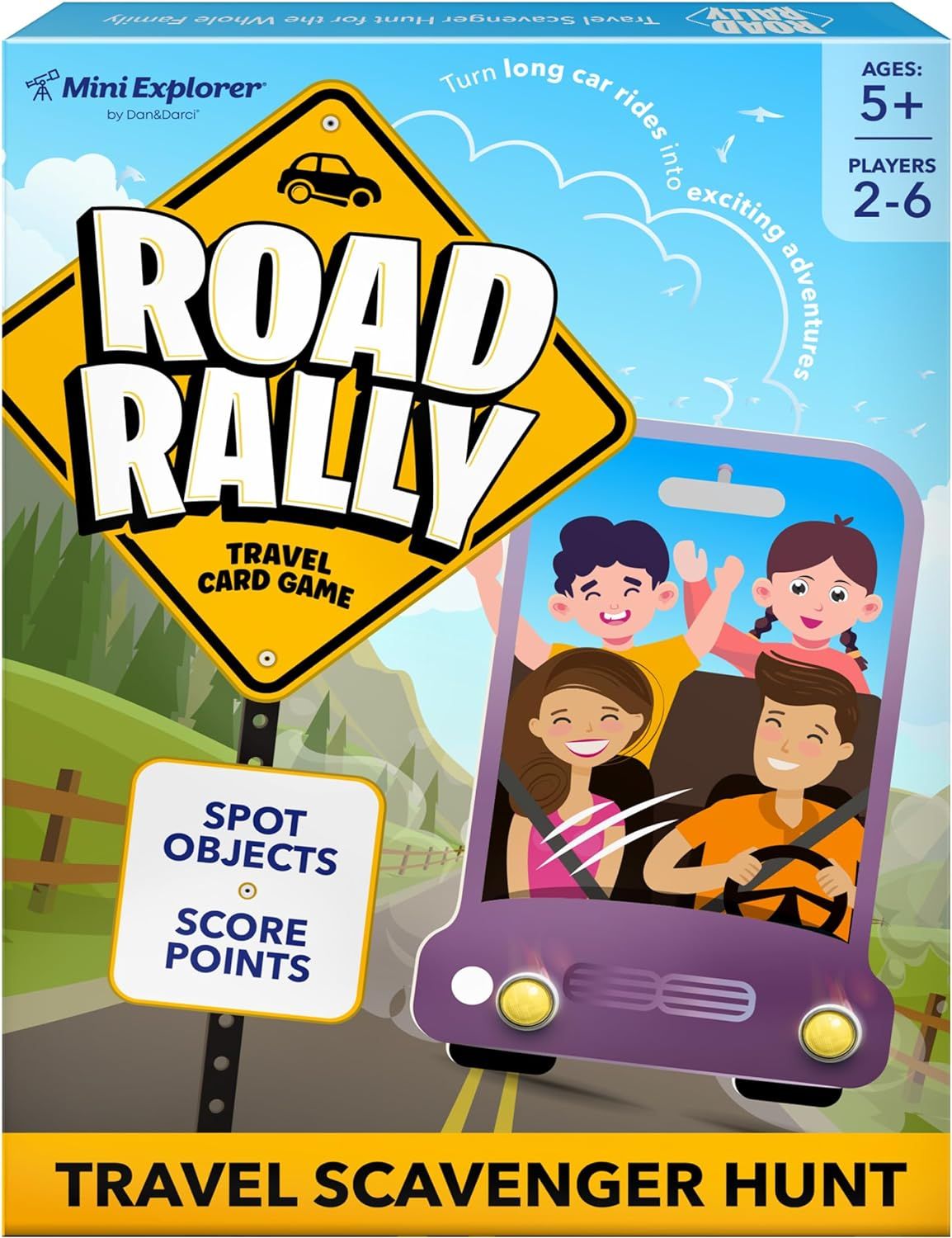 Road Rally Travel Scavenger Hunt Card Game for Kids - Road Trip Car Games & Activities Must Haves... | Amazon (US)