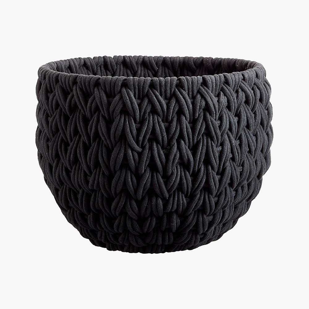 Conway Large White Rope Basket + Reviews | CB2 | CB2