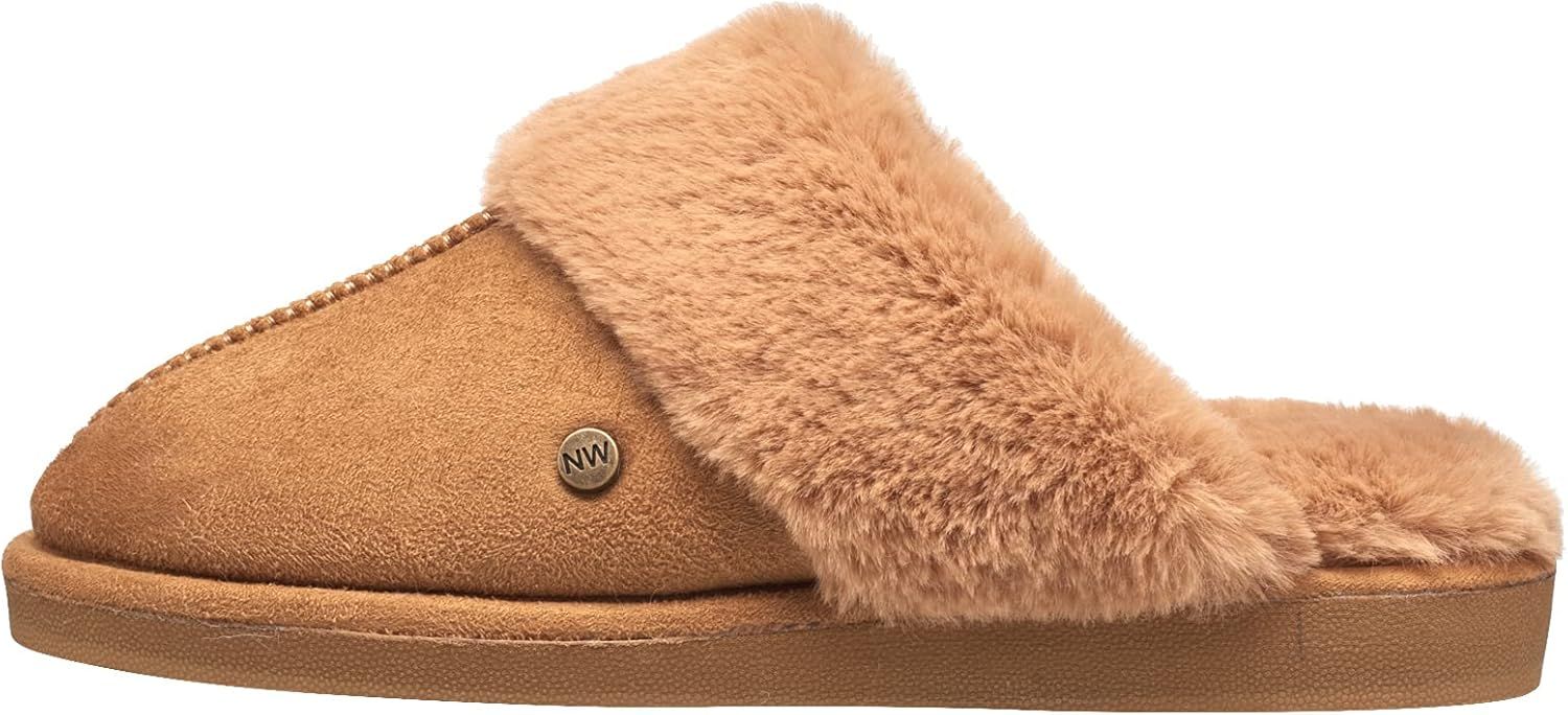 NINE WEST Scuff Slippers For Women, Extra Soft & Comfortable Winter House Shoes | Amazon (US)