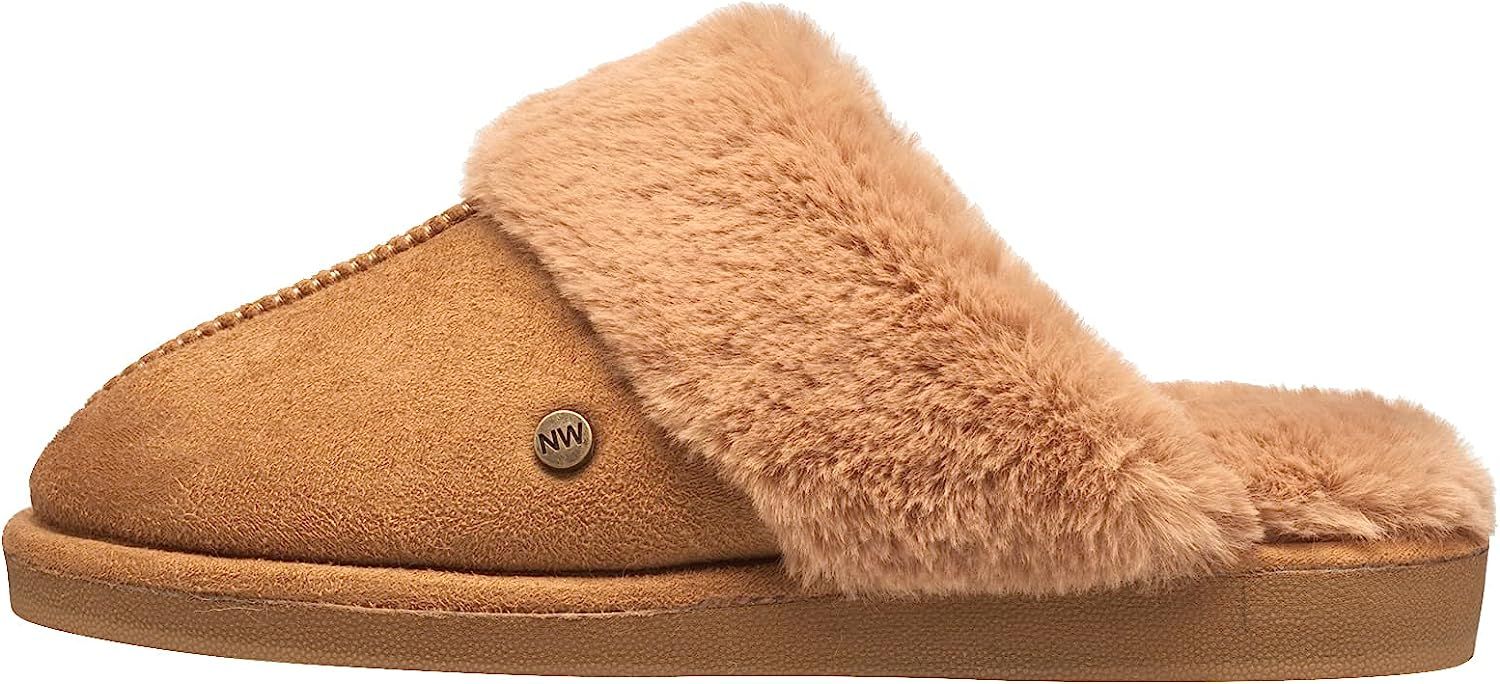 NINE WEST Scuff Slippers For Women, Extra Soft & Comfortable Winter House Shoes | Amazon (US)