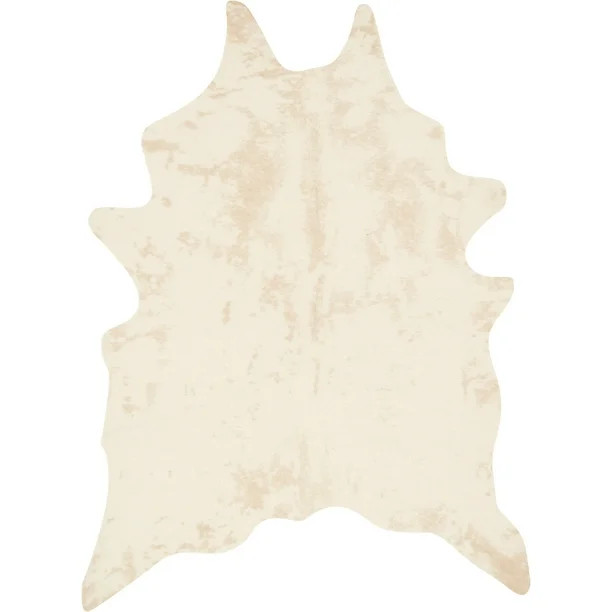 Loloi II Grand Canyon Faux Cowhide Ivory Area Rug | Walmart (US)