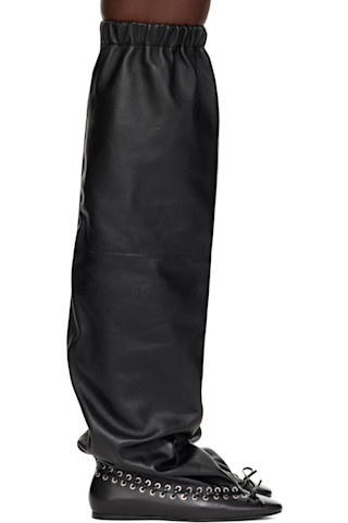 ALL-IN - Black Level Flat Thigh High Tall Boots | SSENSE