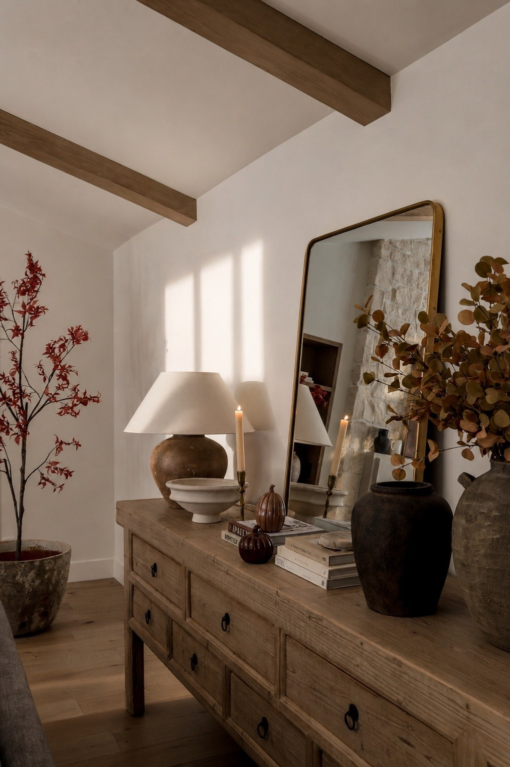 Shop our fall console table!