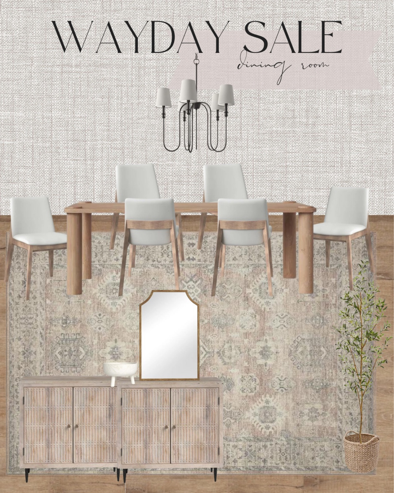 Dining room inspo. I love the color and design of this table! Area rug. Wood dining table. Dining chairs  

#LTKhome #LTKsalealert #LTKFind