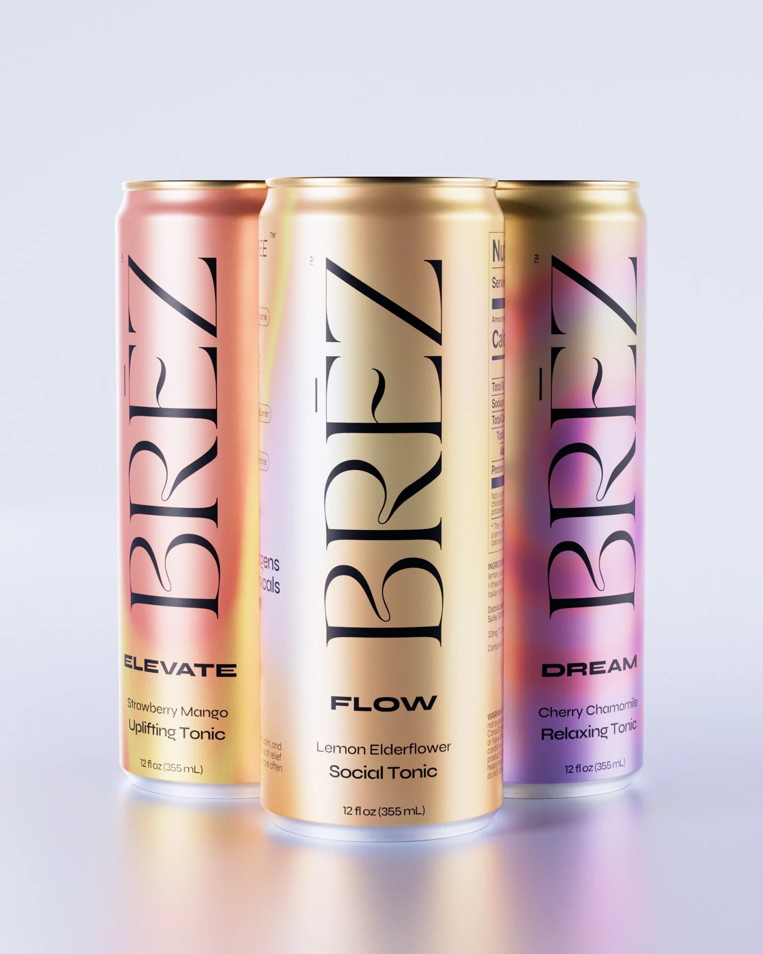 Adaptogen Trio | Non-Alcoholic Seltzers | BRĒZ | BRĒZ