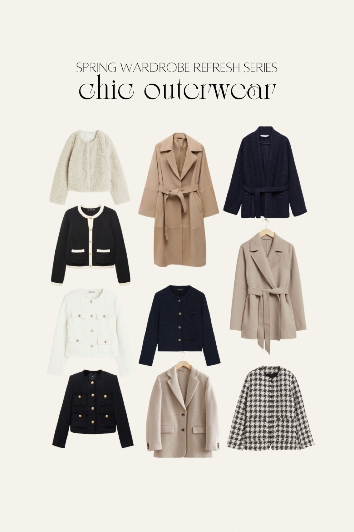 spring wardrobe refresh series | chic outerwear 💫

#LTKworkwear #LTKstyletip #LTKeurope