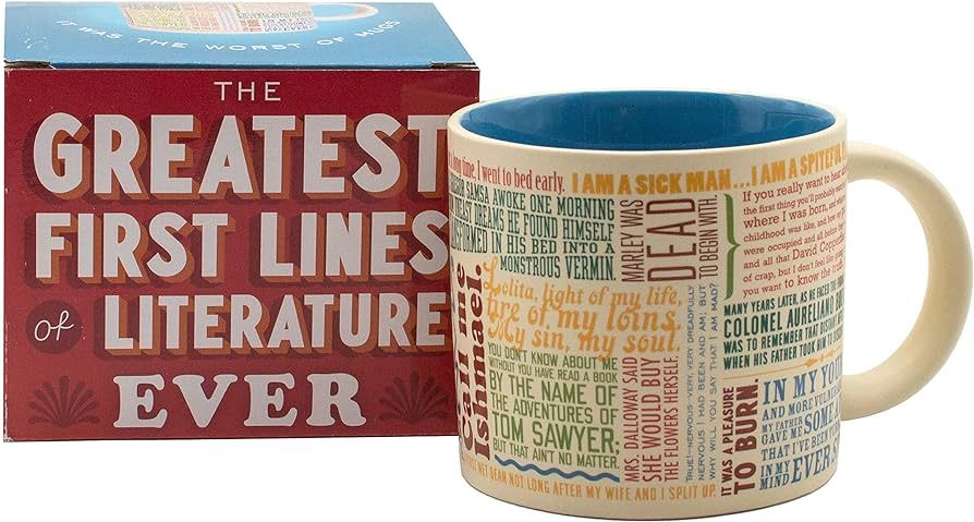 The Unemployed Philosophers Guild First Lines of Literature Coffee Mug - Famous Openings from Boo... | Amazon (US)