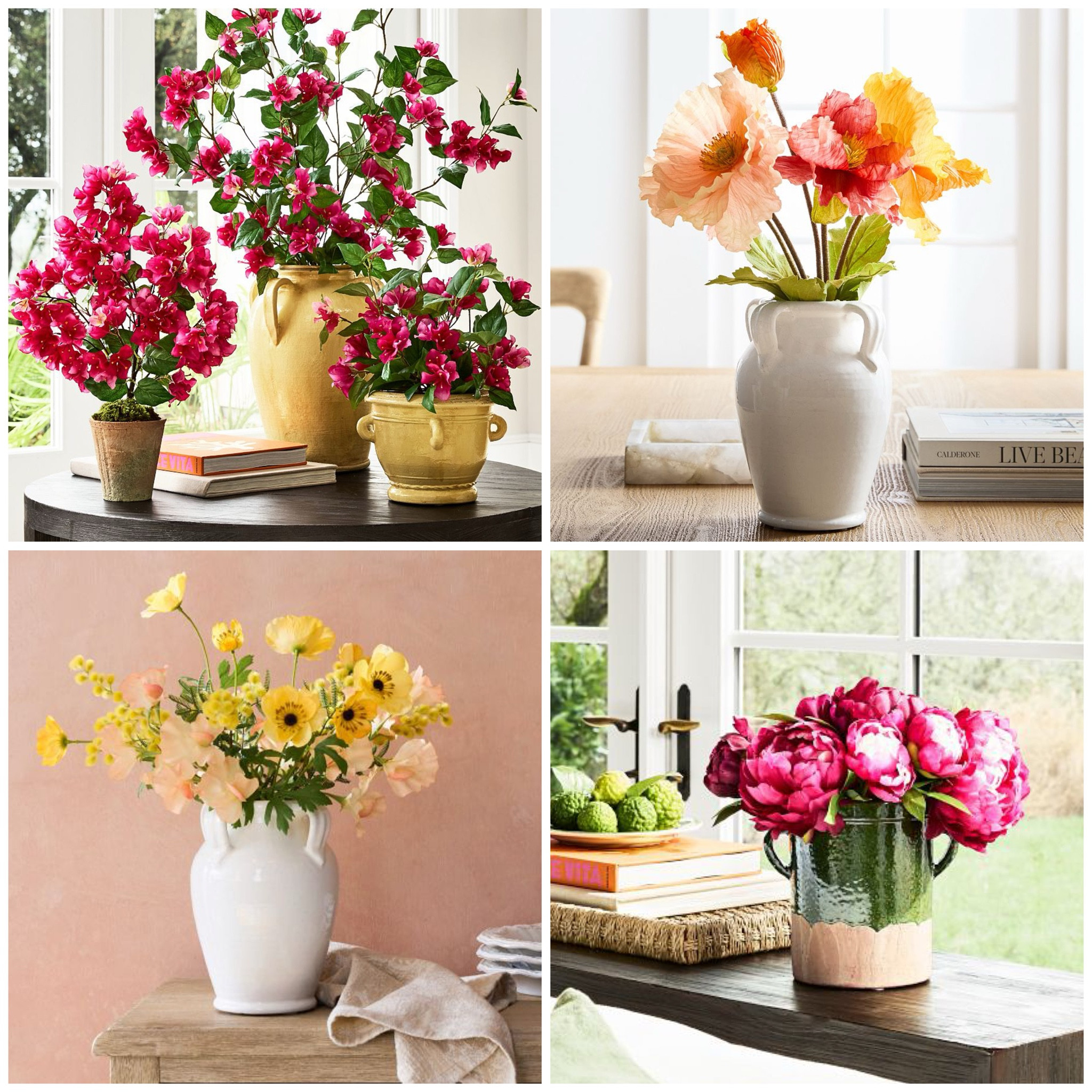Add a pop of color to your home decor with these beautiful faux flower arrangements.

Pottery barn, flowers, 

#LTKsalealert #LTKhome #LTKfindsunder50