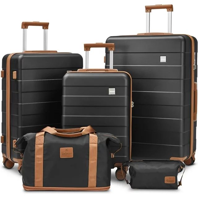 imiomo Luggage, ABS Hard Luggage Set with Spinner Wheels, with TSA Lock, Lightweight and Durable ... | Walmart (US)