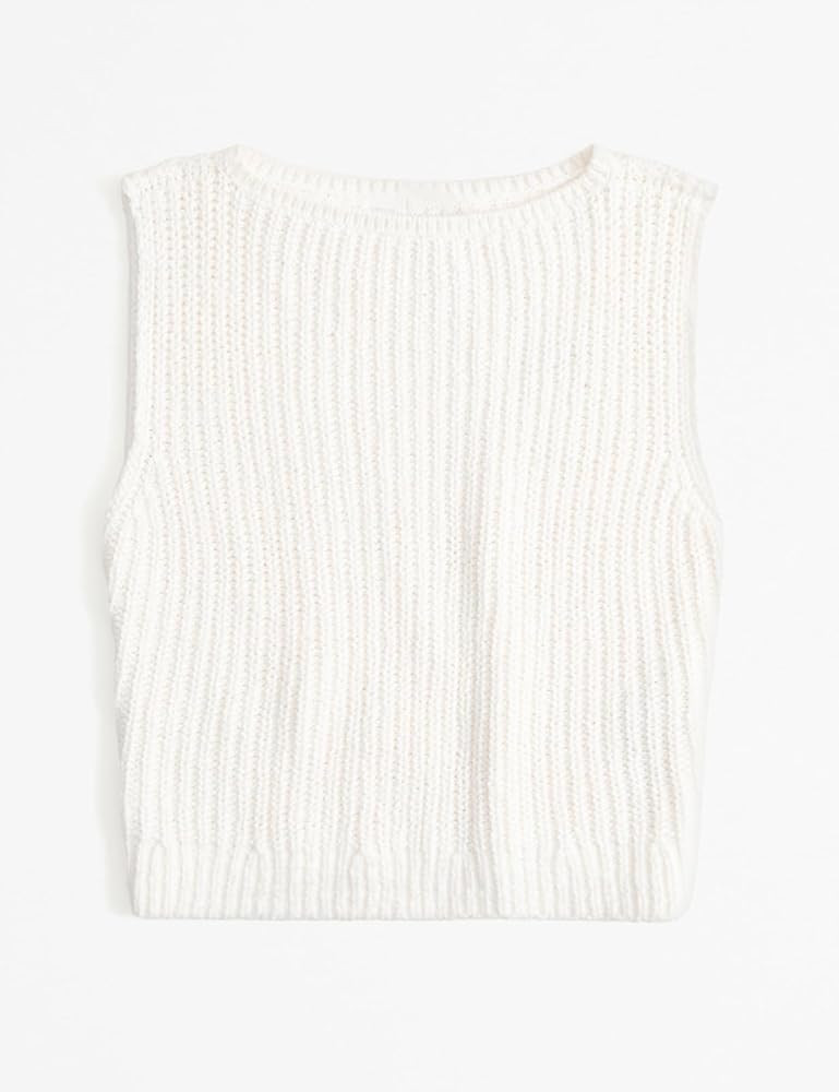 Ugerlov Women's Knit Tank Tops Casual High Neck Sweater Vest Summer Sleeveless Shirts | Amazon (US)