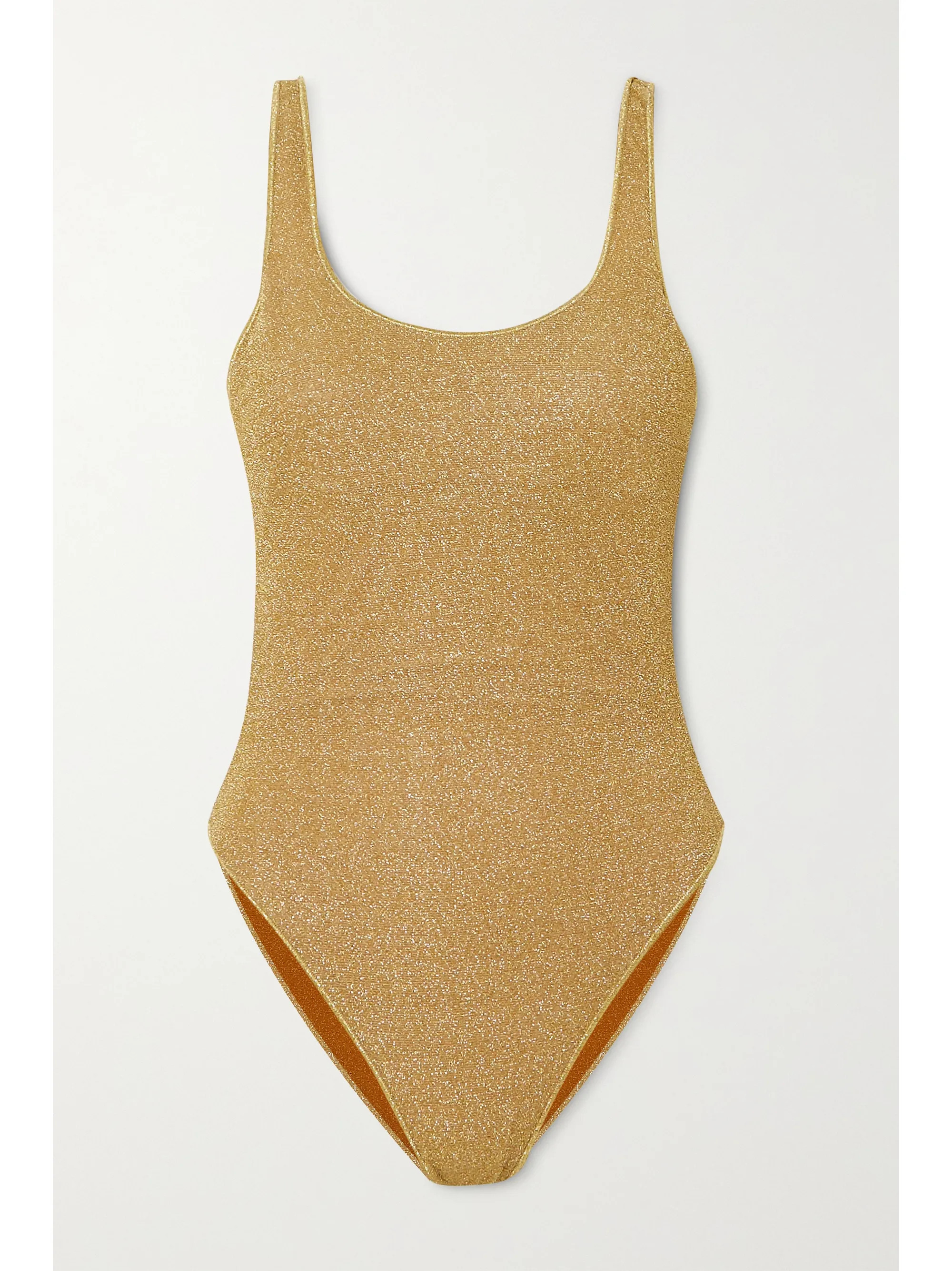 Stretch-Lurex swimsuit | NET-A-PORTER (US)