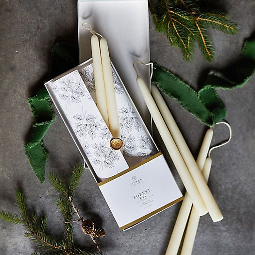 Linnea Taper Candles, Set of 6 Forest Fir | Terrain