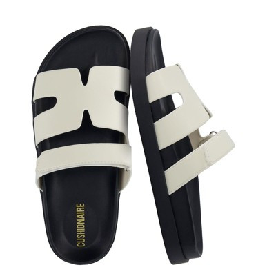 CUSHIONAIRE Estate Womens Sandals with Cut-Out Band & Adjustable Strap with Memory Foam, Summer Sandals for Women 2025, Ivory 8 | Target