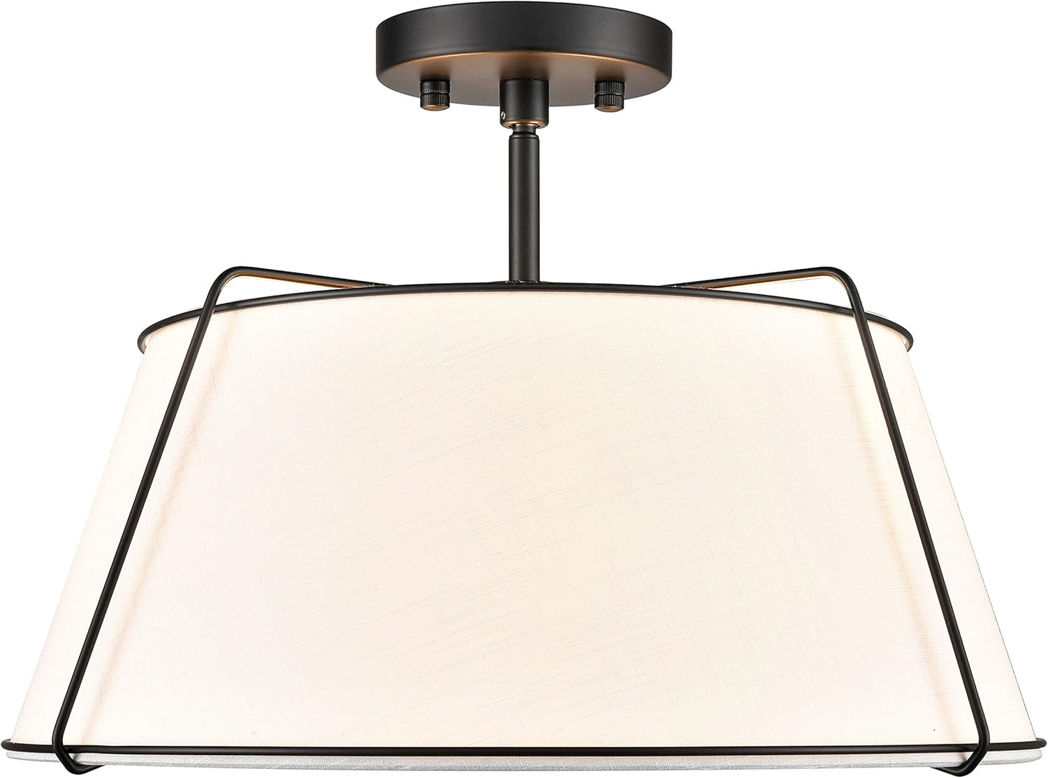 Light Society LS-C556-BLK Lise Ceiling Light, Black/White | Amazon (US)