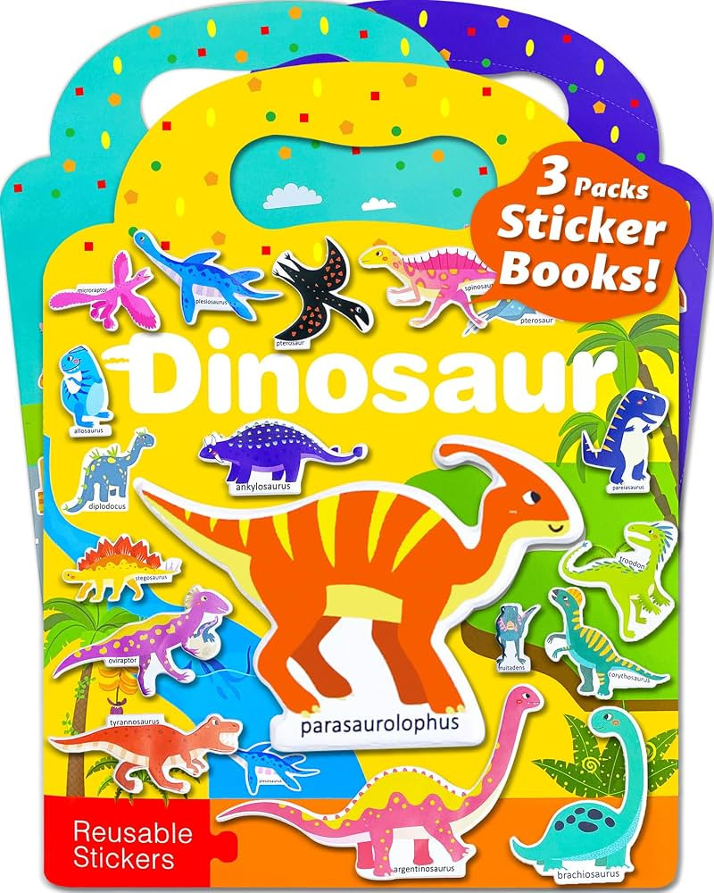 Reusable Sticker Book for Toddlers, Stickers for Kids, Toddler Sticker Book, Toddler Craft Activi... | Amazon (US)