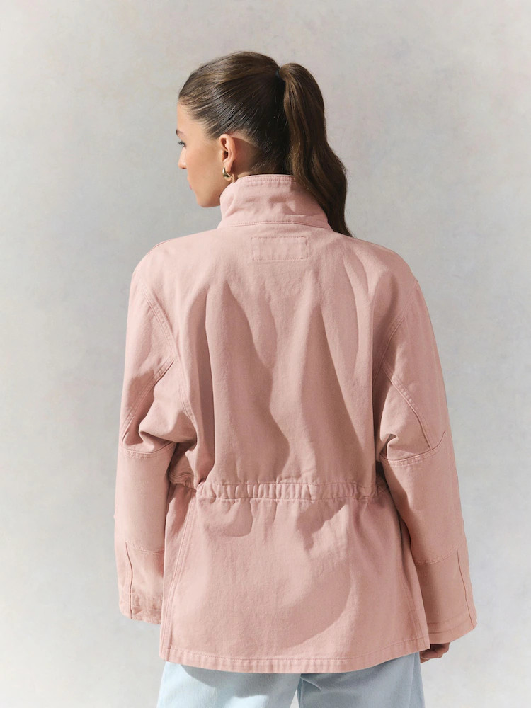 Roze - Katoenen utility-jack | Next EU