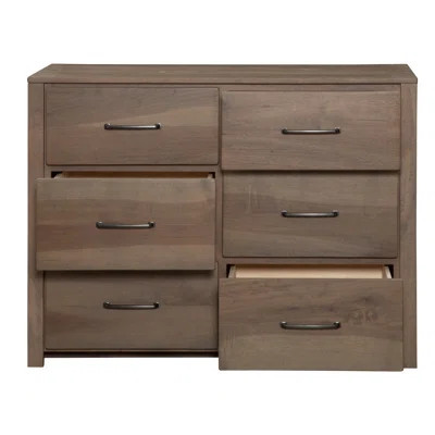 re.curated Six Drawer Dresser - 48-inch - Aged Barrel | Wayfair North America